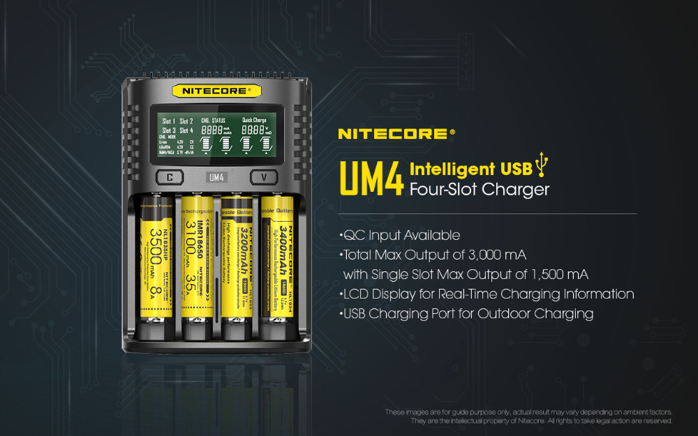 Nitecore UM2 Smart Battery Charger
