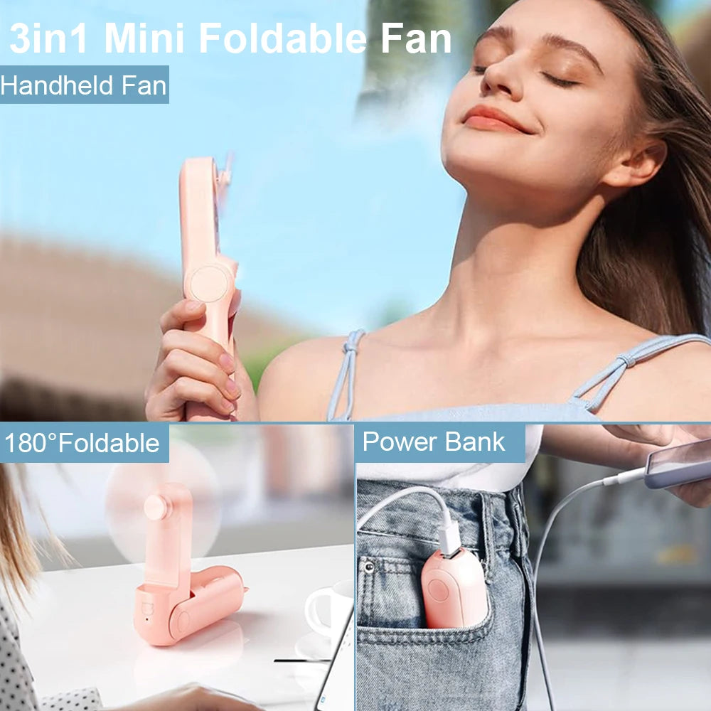 Mini USB Rechargeable Fan