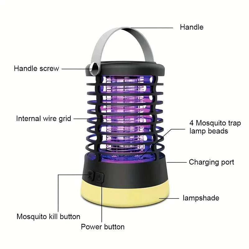 Rechargeable Mosquito Killer Lamp