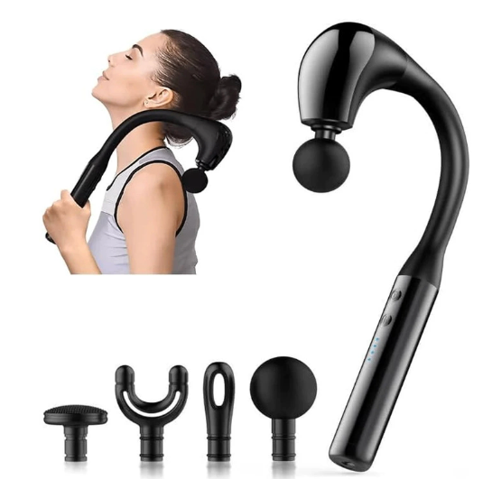 Hook-Style Deep Tissue Massage Gun