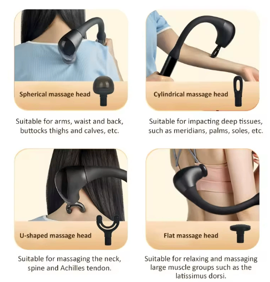 Hook-Style Deep Tissue Massage Gun