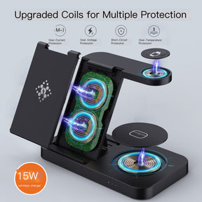 4-in-1 Wireless Charging Station