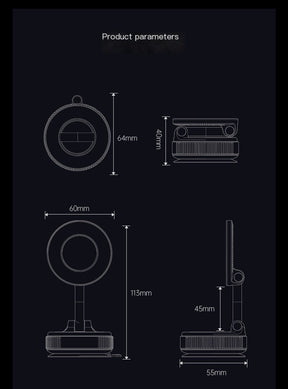 Magnetic Vacuum Phone Mount