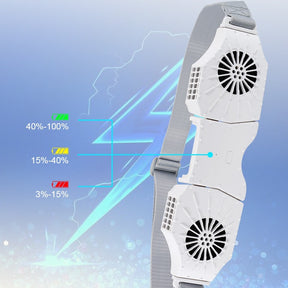 Wearable Waist Fan 8000mAh