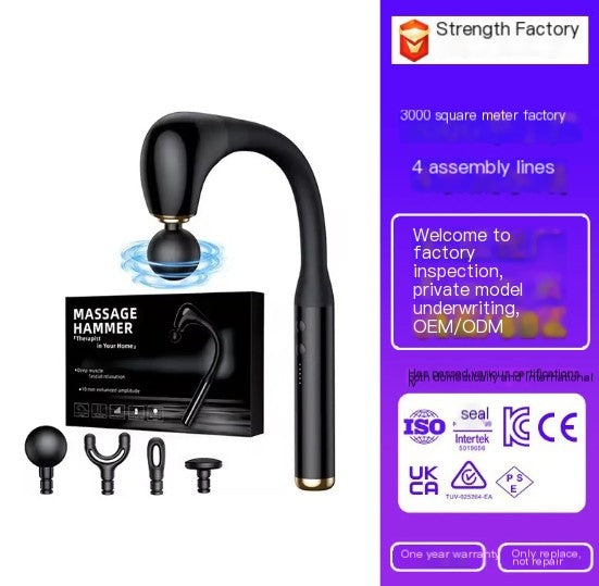Hook-Style Deep Tissue Massage Gun